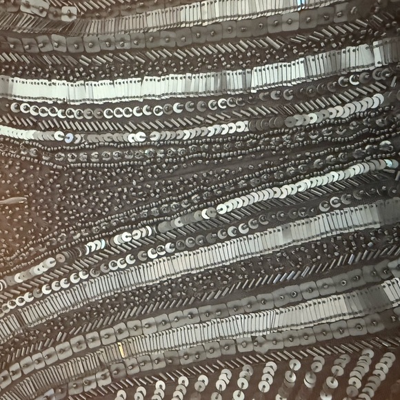 Parker Black Beaded Dress with Cutouts - Picture 10 of 11